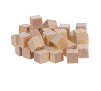KICHOUSE 240 Pièces Lot de Cubes Bois Naturel pour Loisirs Créatifs et Jeux Éducatifs Blocs Carrés Bois Brut pour DIY Peinture Construction et Activités Préscolaires