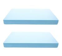 KICHOUSE 2pcs Feuilles de Mousse Artisanales Épaisses en Mousse Bleue, Légères et Faciles à Découper pour Maquettes et Cadres de Transformation de Paysage