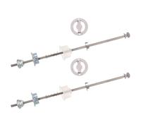 KICHOUSE 2pcs Mécanisme Central du Moulin à Poivre en Acier Inoxydable Tiges, Design Gain de Place, Précision de Broyage pour Accessoires Cuisine et Personnalisation DIY