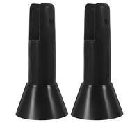 KICHOUSE 2pcs Pieds Réglables en Plastique Haute Résistance pour Cloison de Toilettes, Accessoires Modernes et Élégants Hauteur Ajustable, Support Robuste pour Sanitaires