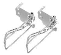 KICHOUSE 2pcs Pinces Métalliques pour L'argenté Argenté pour Caisse Enregistreuse, Métal Solide, Fixation Sécurisée des Billets, Accessoire pour Gestion de Fonds en Entreprise