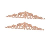 KICHOUSE 2pièces Appliques Murales Sculptées Décor Floral Européen De Design Élégant pour Meubles Et Dimensions