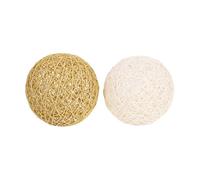 KICHOUSE 2pièces Lot de Abat-jours Tissés Rotin Décor Simple et Naturel pour Lampe Suspendue ou Lampadaire Accessoires DIY pour Chambre