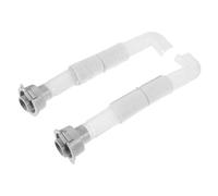 KICHOUSE 2pièces Raccord Coudé Pour Tuyau Eau De Machine à Laver Connecteur à Angle Droit Intérieur Remplacement Pour Tuyau Eau