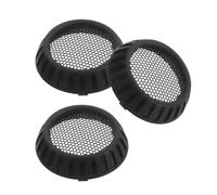 KICHOUSE 3 Pièces Cache D'aération Noir pour Sèche-cheveux, Boîtier Arrière Ventilé en Nylon Résistant, Accessoire pour Soins Capillaires à Domicile Voyage