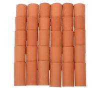 KICHOUSE 30 Mini Tuiles Réalistes pour Maison de Poupée Carrelage Miniature en Plastique Accessoires pour Maquettes de Toiture Décor de Paysage Kit de 30 Pièces pour Bricolage Créatif