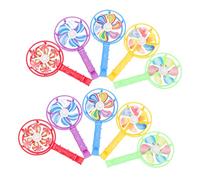 KICHOUSE 30 pièces Jouets Sifflets Garçon Fille Jouets Musicaux Colorés Forme de Moulin à Vent pour Amusement et Apprentissage Musical Couleur Aléatoire Couleur Aléatoire
