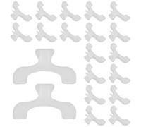 KICHOUSE 35 Pièces Clips Transparente pour Pages Pinces pour Partitions Supports de Clavier de Piano Accessoires de Bureau et Maison pour Organisation Facile