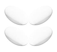 KICHOUSE 4 Pièces Lentille Biconvexe en Verre 300mm, Diamètre 10cm pour | Double Courbure, Anti-reflet, Dispersion Faible, Bords Fins, pour Expériences de Physique et Apprentissage Scientifique