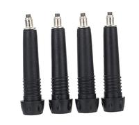 KICHOUSE 4 pièces Pointe de de Randonnée Acier Au Tungstène de Embouts Durables pour Trekking Améliore la Préhension et Prolonge la Durée de Vie des Bâtons de Marche