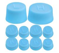 KICHOUSE 40 Pièces Lot de Bouchons de Valve Climatisation Voiture avec Joints Étanches Protection Poussière Haute et Basse Pression Accessoires Durables pour Système Ac