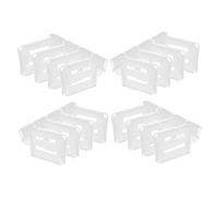 KICHOUSE 4Ensembles Plaque de Partition Réfrigérateur Réglable de Séparateurs Extensibles pour Organisation de Compartiments pour Stockage de Petits Aliments