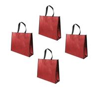 KICHOUSE 4pièces Sacs Cadeaux Vrac Sacs De Courses Portables Cadeaux Non Tissés Supports Cadeau Fourre-Tout