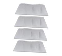 KICHOUSE 4pièces Supports De Partition De Bureau Réglables Clips pour Écran De Séparation pour Bureau Et Base Pratique Et Facile à Installer