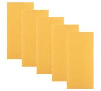 KICHOUSE 5 Pièces Cire Gaufrée Plastique Jaune pour Cadre de Ruche et Corps à Couvain, Guide L'acceptation Colonie et Soutient Le Développement des Larves en Apiculture