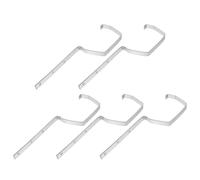 KICHOUSE 5 Pièces Gutter Brackets Metal Rain Gutter Roof Support Iron Holders For Home And Industrial Use Prevent Water Damage And Sagging