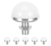 KICHOUSE 6 Ensembles Lot de Abat-jours LED Demi-sphère pour Miroir de Maquillage Couvercles de Lampes Plastique Diffusion de Lumière Douce pour Éclairage de Vanité et Mobilier Remplacement