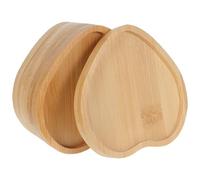 KICHOUSE 6 Pièces Kit de Fabrication de Dessous de Verre en Bambou Forme Cœur Surface Lisse et Placement Mosaïque Stable Cuisine et Loisirs Créatifs Garçon et Filles