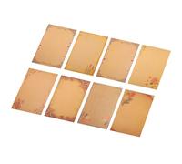 KICHOUSE 64 Feuilles de Papier à Lettres Vintage Rétro A5 en Kraft Recyclé, Motifs Anciens Assortis, pour Calligraphie, Lettres de Vacances et Correspondance Traditionnelle Style