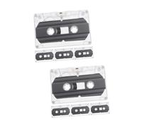 KICHOUSE 8 Pièces De Bande Audio Vierge Cassette Vierge Cas De Cassette Cassettes pour Bricolage CD Vierges Cassettes Enregistrables Cassettes Vierges Cassettes De Musique Bandes Mini