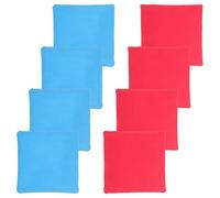 KICHOUSE 8 pièces Sacs Haricots Toss Game sans Remplissage Carré pour Jeux Extérieur Anniversaire Garçon Fille Coordination Physique