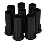 KICHOUSE 8 pièces Tubes Bass Reflex Plastique pour Caissons Subwoofer Sortie Air Équilibrée Installation Facile Compatibles Haut-parleurs Voiture et Home Cinéma