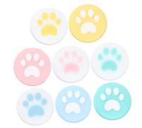 KICHOUSE 8pièces Lot De Capuchons De Pouce Motif Patte De Chat Pour Joystick Compatible Avec Switch Console De Jeu Protection Usure
