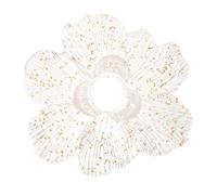 KICHOUSE Abat-jour en Acrylique Doré de 230 Mm de Diamètre Forme de Pétale pour Lampe Suspendue, Éclairage D'ambiance Doux et Design Élégant Français Vintage pour Dressing