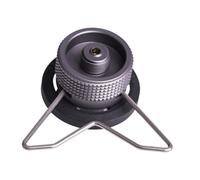 KICHOUSE Adaptateur de Réservoir de Gaz Professionnel pour Cuisinière de Camping Convertisseur pour Bouteille de Gaz Longue Foncé