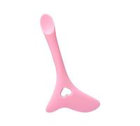 KICHOUSE Applicateur D’Eye-Liner Multifonction en Silicone Rose Outil Compact pour Maquillage des Yeux Aide au Dessin du Mascara et Fards à Paupières Accessoire Portable pour Beauté au