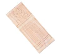 KICHOUSE Appliques de Meubles en Bois Non Peint, Décorations Murales Classiques Sculptées pour Décoration Intérieure et Autour du Foyer, Éléments Décoratifs pour Mobilier