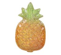 KICHOUSE Assiette à Dessert en Céramique Créative Plat à Salade Végétale Assiette Plate Orange Ananas 1 Pièce pour Maison et Restaurant de Collations Pratique et Décorative