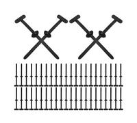 KICHOUSE Attaches de Câble en Nylon Autobloquantes Multifonctions, 120 Pièces Noires, Application Rapide et Pratique pour Câbles Électriques et Entretien de Véhicules en