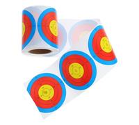KICHOUSE Autocollants Fluorescents pour Cibles de Tir Rondes 76mm en Papier Dos Adhésif, Rouleau de 200 Pièces pour Entraînement Extérieur et Clubs de Tir