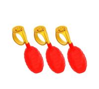 KICHOUSE Bague à Eau Prank 3pcs en Plastique Rouge, Facile à Utiliser, Design Créatif pour Jeux du Poisson D'avril en Extérieur, Jouets de Tour d'eau Amusants et Polyvalents