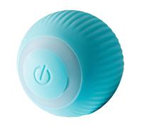 KICHOUSE Balle Interactive en Silicone pour Chat Son Couineur Intégrée, Stimule L'instinct de Chasse, Batterie Lithium Intégrée, Créatif pour Amusement Intérieur