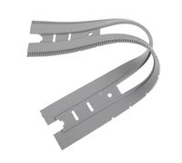 KICHOUSE Bande de rechange pour raclette d'aspirateur - 40,6 cm (16 po) - Brosse en silicone pour sols secs et humides - Espacement des trous : 21,1 cm (8,3 po) - Lames robustes pour outils de