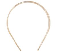 KICHOUSE Bandeau Simple en Métal Doré Multi-couches pour Cheveux, Accessoire Élégant et Confortable, Adapté la Plupart des Occasions, Finition Délicate et Charme Discret