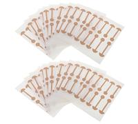 KICHOUSE Bandes de Contour Nasal Auto-adhésives 200pcs, Correctrices Nez en Tissu Élastique Doux, Solution Non Chirurgicale Facile à Appliquer pour Usage Quotidien à Domicile