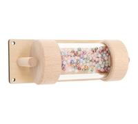 KICHOUSE Bâton de Pluie en Bois et Plastique 14x5x6,3 Cm 95 G Sonore de Pluie Musical D'éveil pour Bébés Accessoire Tableau D'activités DIY pour Développement Sensoriel