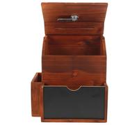 KICHOUSE Boîte à Suggestions en Bois Massif 203 X 15 X 27 CM avec Serrure Urne de Collecte de Fonds pour Bureau et Église Boîte de Dépôt Sécurisée pour Commentaires et Pourboires