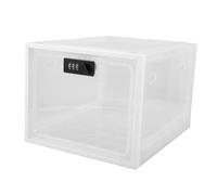 KICHOUSE Boîte de Rangement de Médicaments Verrouillable Récipients à Médicaments Transparents pour Maison Bureau Stockage Sécurisé pour Aliments Trousse de Secours Design