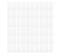 KICHOUSE Boîte Individuelle de Rangement pour Lames de Microscope Plastique Solide 100 Pièces par Paquet Porte-Lames Sécurisé pour Laboratoires et Usages Pédagogiques