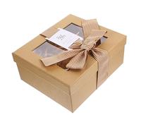 KICHOUSE Boîte traiter fantaisie para pour service de mariée invité Douane coffrets conteneurs de cotillons faveurs de mariage faveur de mariage papier Café Couleur