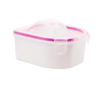 KICHOUSE Bol de Trempage pour Ongles à L'épreuve, en Plastique Dur Résistant, Compatible Main Droite et Gauche, pour Soin Ongle et Manucure Professionnelle