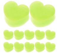 KICHOUSE Bouchons D'oreille en Silicone Mouleables pour Dormir et Nager, 12 Pièces, Gel Souple, Protection Anti-bruit Imperméable pour Garçon et Filles et Adultes, Couleur Verte