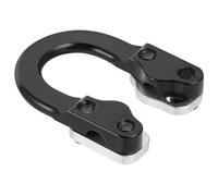 KICHOUSE Boucle en U en Métal Noire pour Arc Composite Accessoire de Tir à l'arc Compact et Léger Fournitures Solide pour Équipement de Tir à l'arc Usage Chasse et Sport en Plein Air