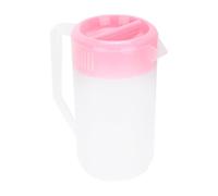 KICHOUSE Bouilloire à Eau Froide en Plastique avec Couvercle Coloré, Graduée Mesure Précise, Cuisine Boissons Fraîches Couleur Aléatoire Réutilisable