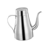 KICHOUSE Bouteille Distributrice D'huile 18 Oz Bidon D'huile Anti- En Acier Inoxydable Récipient De Graisse De Cuisine Distributeur De Sauce