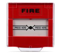 KICHOUSE Bouton Alarme Incendie Manuel Résistant Étanche Réponse Rapide pour Sécurité Domestique Panneau Alarme Urgence